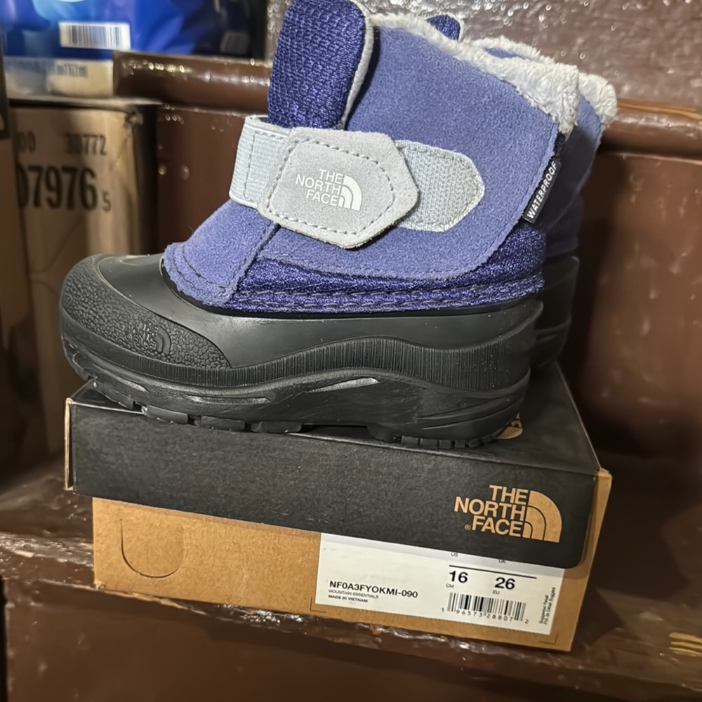 The North Face Kids' Blue Winter Boots
